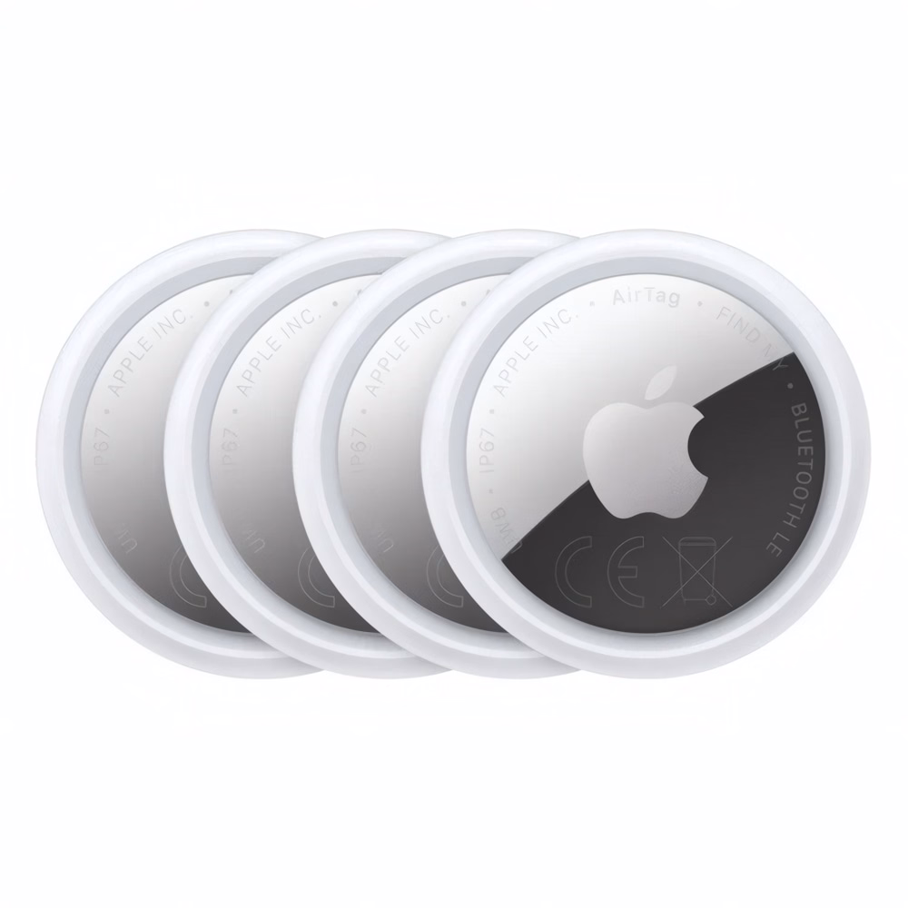 Kulcstartó APPLE AirTag 2 nyomkövető fehér 4 darab