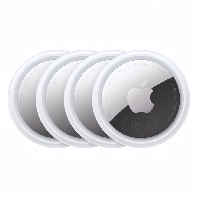 Kulcstartó APPLE AirTag 2 nyomkövető fehér 4 darab