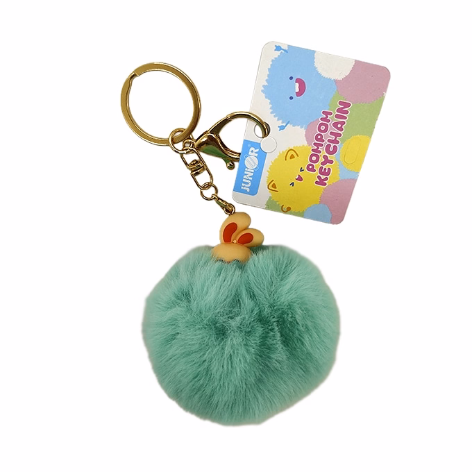 Kulcstartó JUNIOR Pom-pom Pasztell Nyuszi