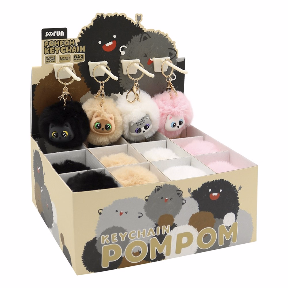 Kulcstartó JUNIOR Pom-pom Kitty