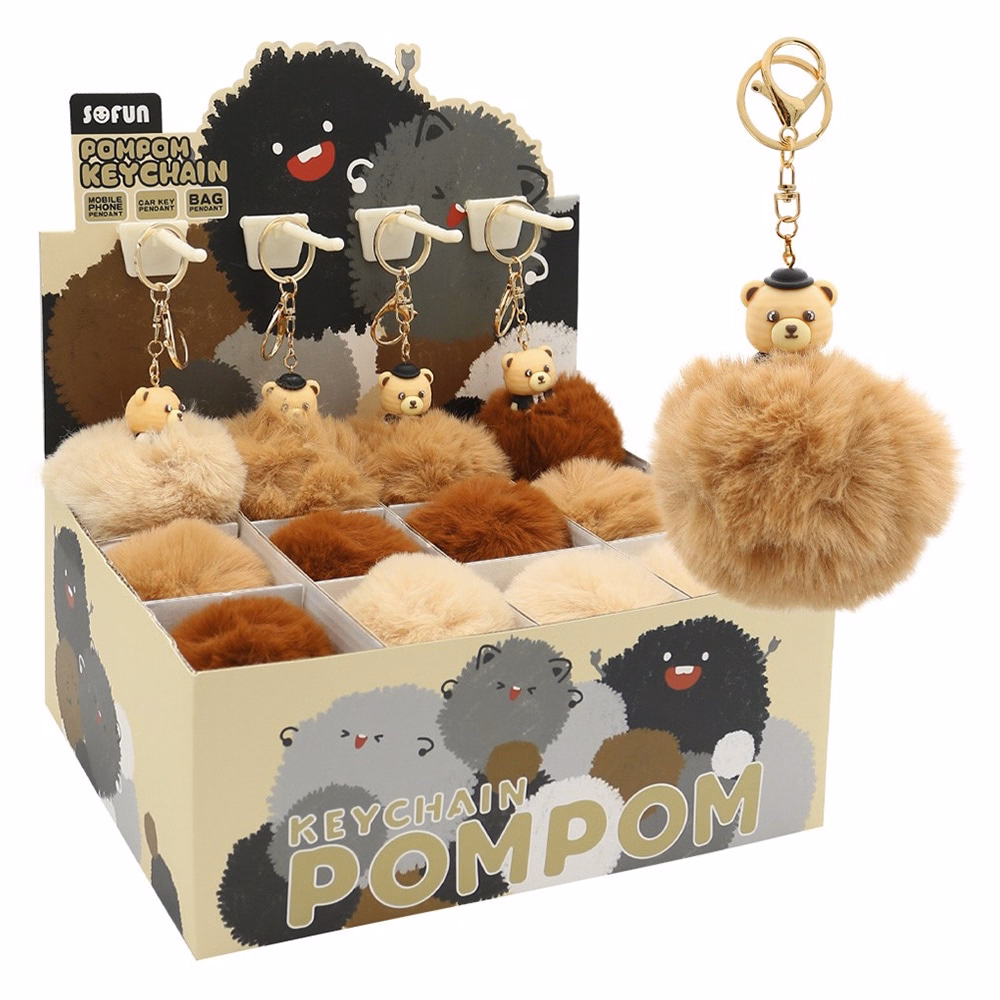 Kulcstartó JUNIOR Pom-pom Maci