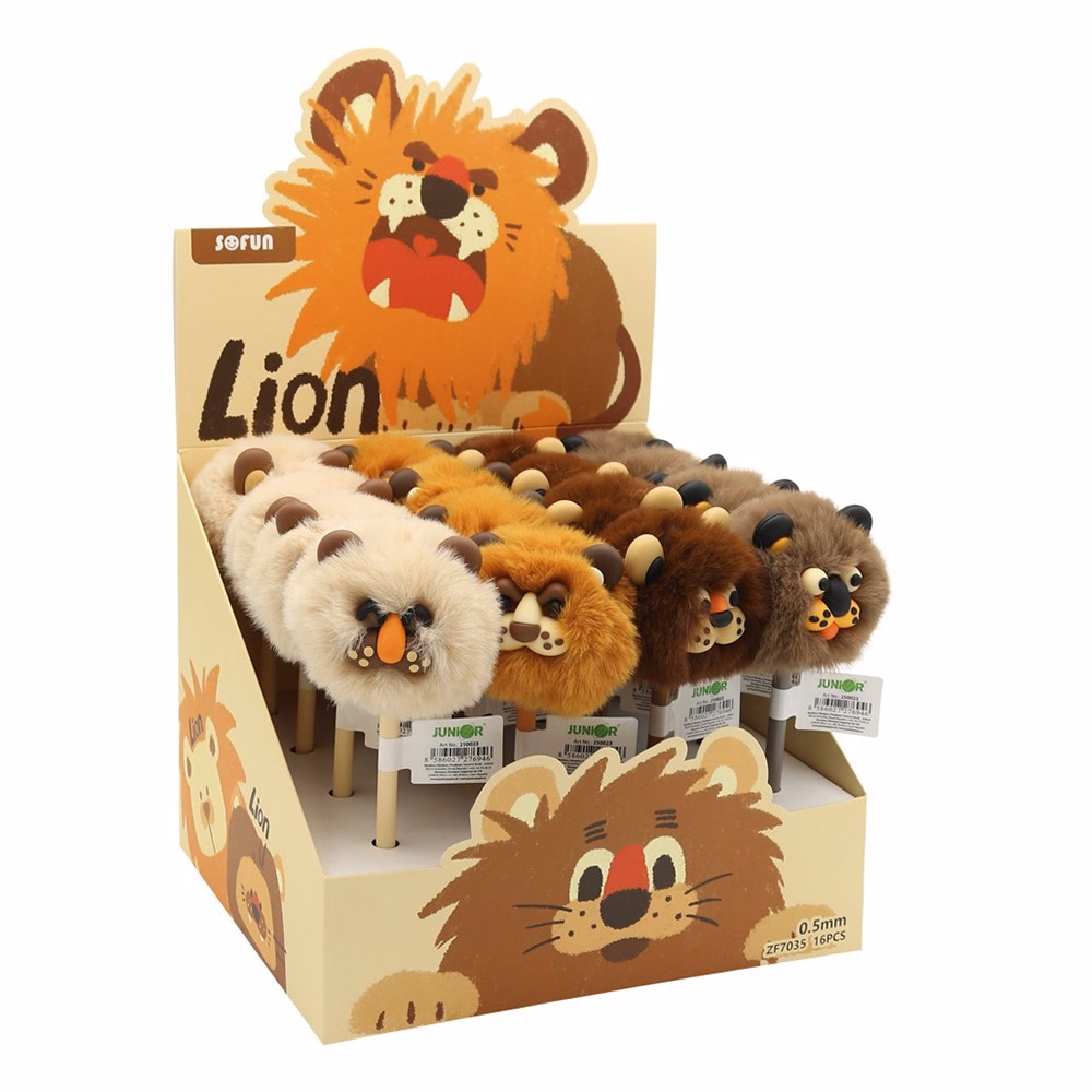 Kulcstartó JUNIOR Pom-pom Oroszlán