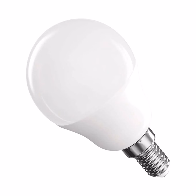 LED izzó EMOS E14 kisgömb 4,2W meleg fény 2700K