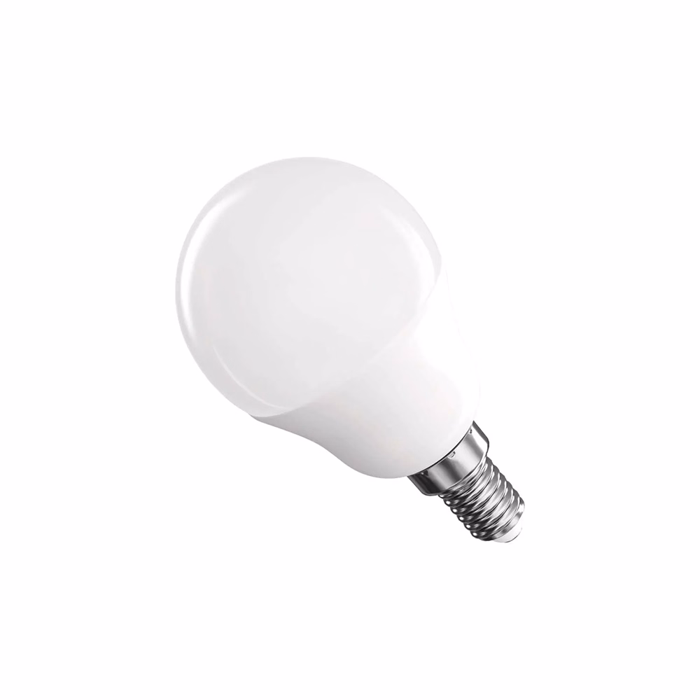 LED izzó EMOS E14 kisgömb 4,2W meleg fény 2700K