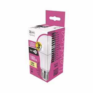 LED izzó EMOS E27 10,7W meleg fény 2700K