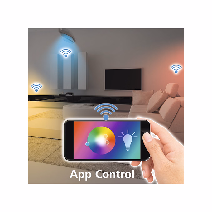 LED izzó HAMA E14 4,5W RGB okos WIFI