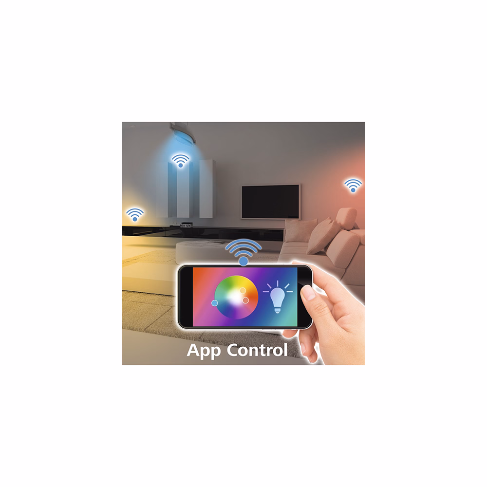 LED izzó HAMA E14 4,5W RGB okos WIFI