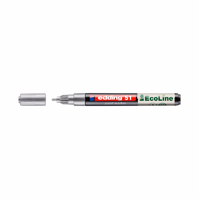 Lakkmarker EDDING 51 1-2 mm ezüst