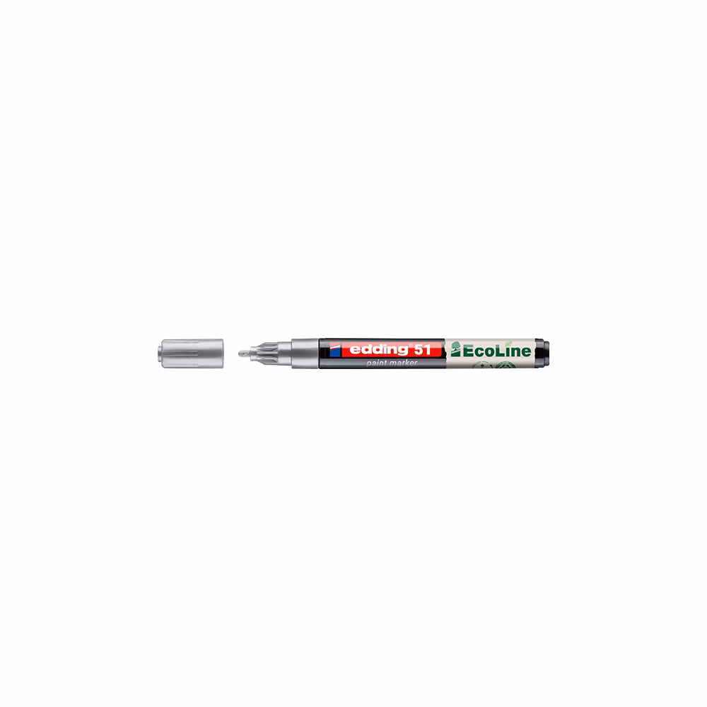 Lakkmarker EDDING 51 1-2 mm ezüst