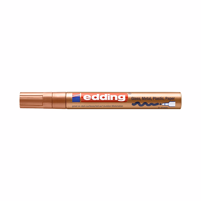 Lakkmarker EDDING 750 2-4mm bronz