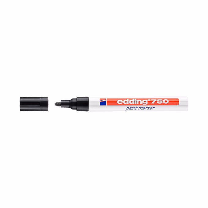 Lakkmarker EDDING 750 2-4mm fekete
