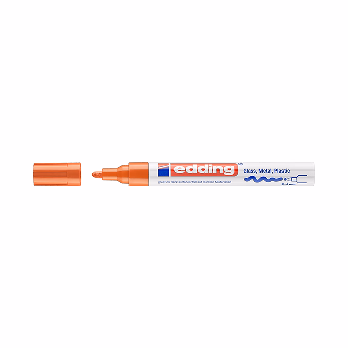 Lakkmarker EDDING 750 2-4mm narancs