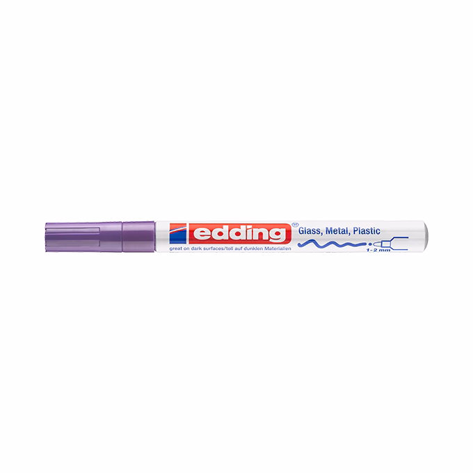 Lakkmarker EDDING 751 1-2mm lila Lakkmarker EDDING 751 1-2mm lila
