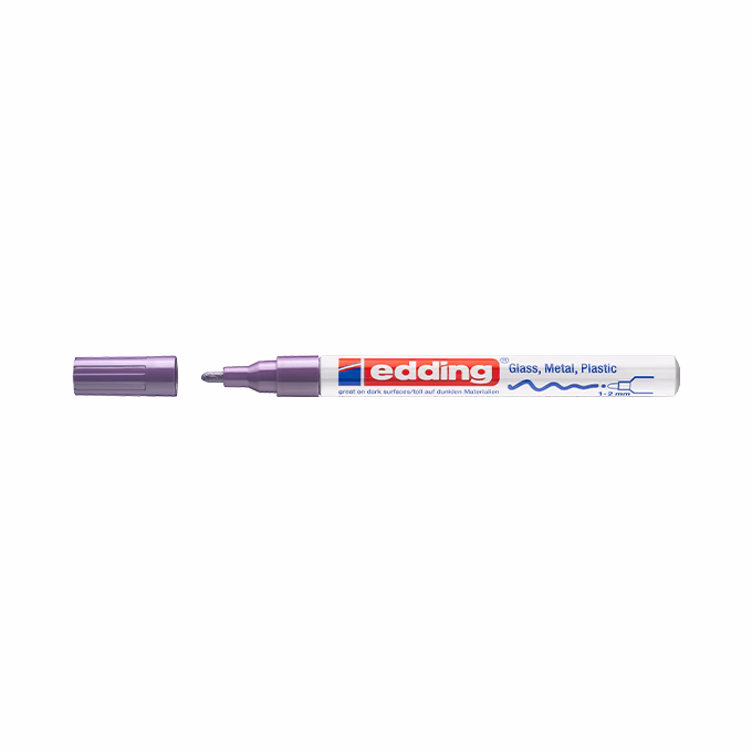 Lakkmarker EDDING 751 1-2mm lila Lakkmarker EDDING 751 1-2mm lila