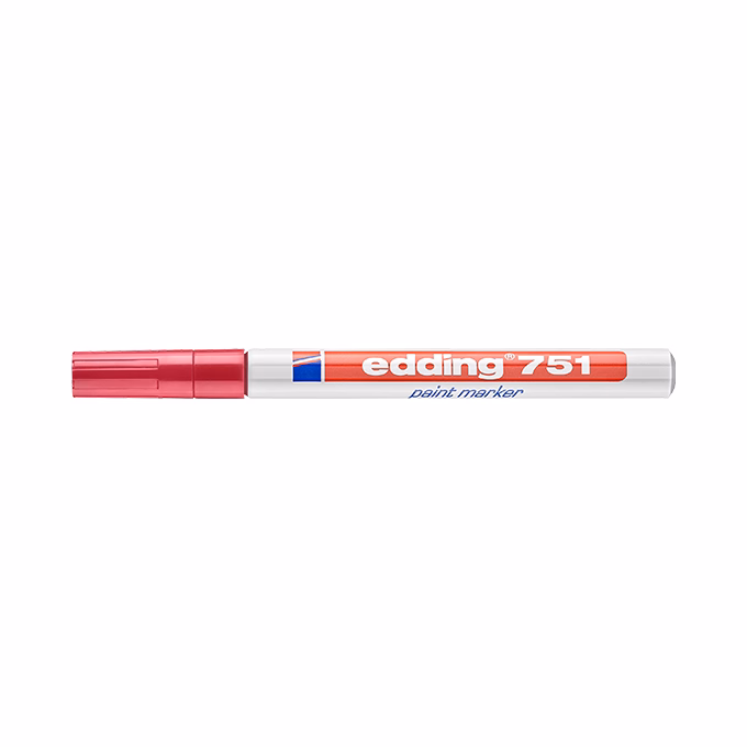 Lakkmarker EDDING 751 1-2mm piros