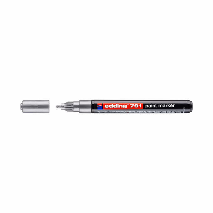 Lakkmarker EDDING 791 1-2mm ezüst