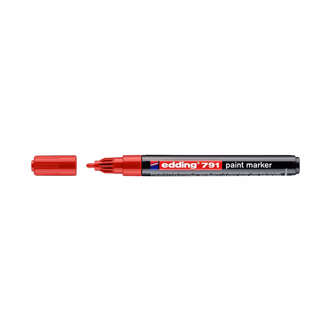 Lakkmarker EDDING 791 1-2mm piros
