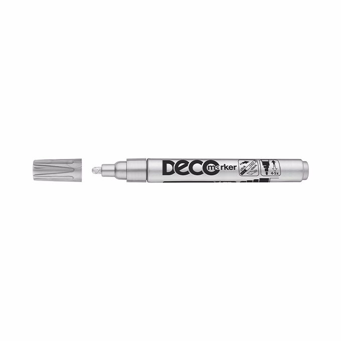 Lakkmarker ICO DecoMarker 2-4mm ezüst