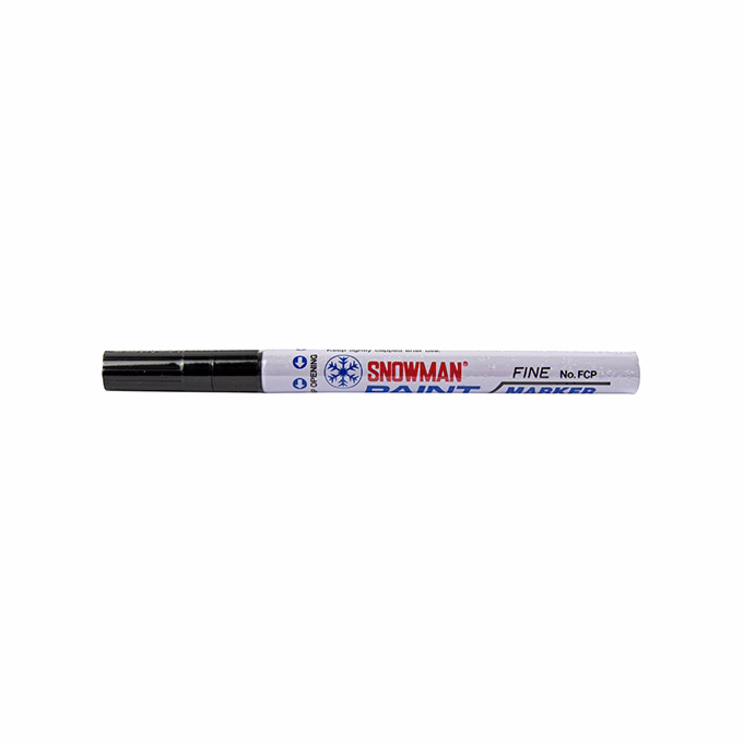 Lakkmarker SNOWMAN/DEC FCP-12 3mm Fine fekete