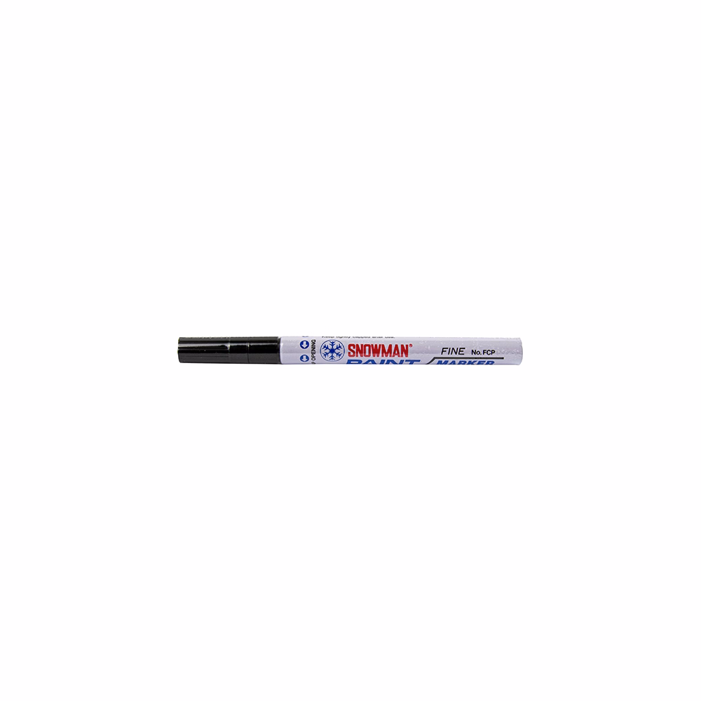 Lakkmarker SNOWMAN/DEC FCP-12 3mm Fine fekete