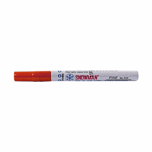Lakkmarker SNOWMAN/DEC FCP-12 3mm Fine piros