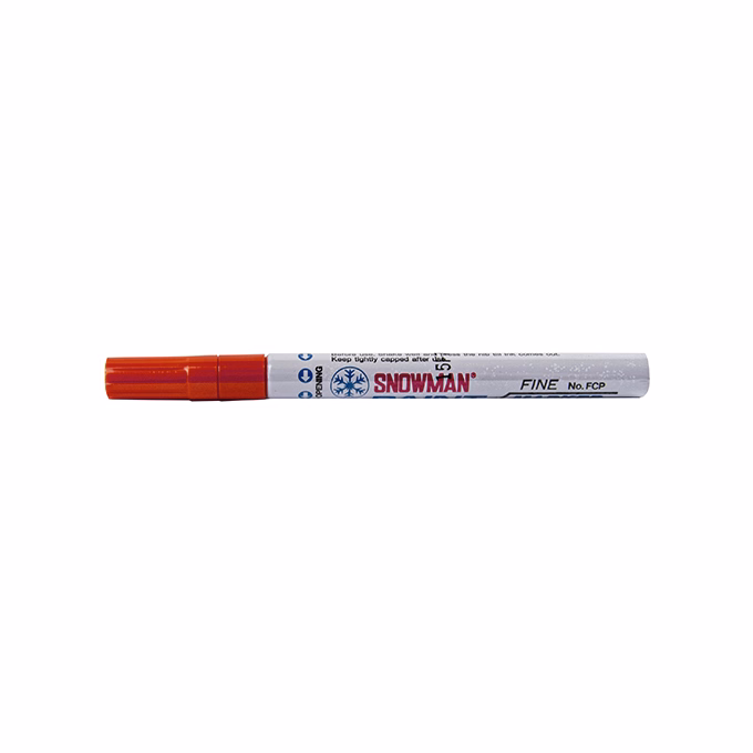 Lakkmarker SNOWMAN/DEC FCP-12 3mm Fine piros