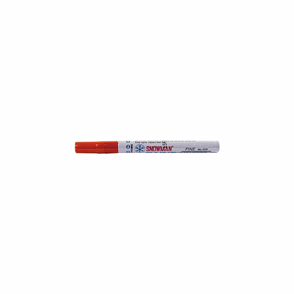 Lakkmarker SNOWMAN/DEC FCP-12 3mm Fine piros