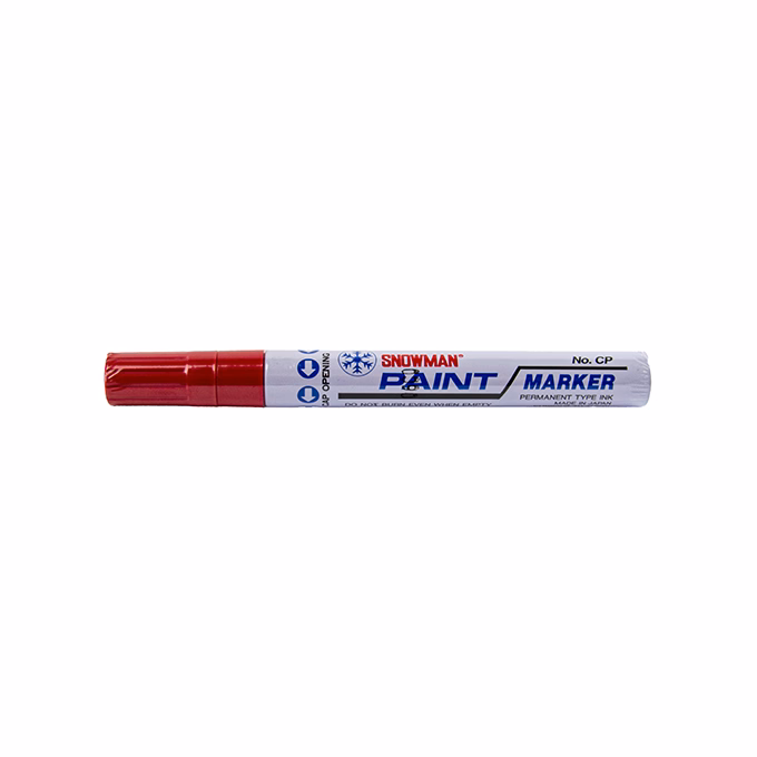 Lakkmarker SNOWMAN CP-12 4,5mm piros