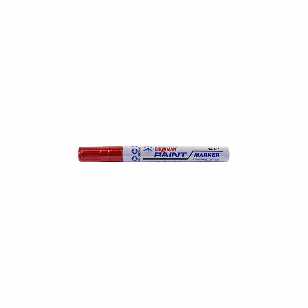 Lakkmarker SNOWMAN CP-12 4,5mm piros