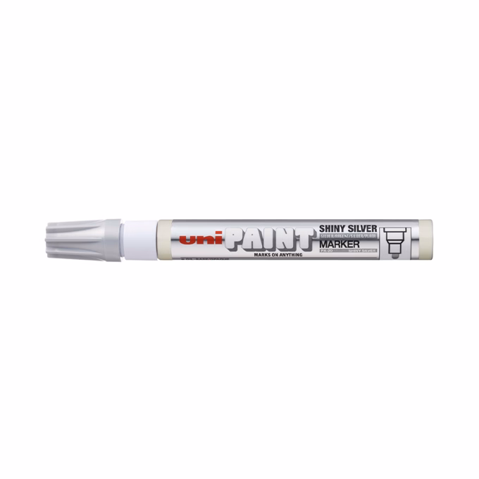 Lakkmarker UNI PX-20 2,2 - 2,8mm fényes ezüst Lakkmarker UNI PX-20 2,2 - 2,8mm fényes ezüst
