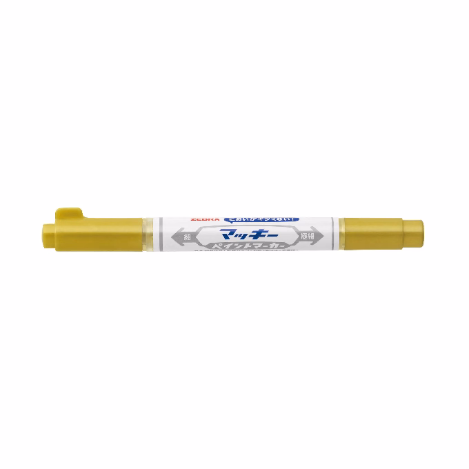 Lakkmarker kétvégű ZEBRA Mckie olajbázisú extra fine 0,7-1,2 mm arany Lakkmarker kétvégű ZEBRA Mckie olajbázisú extra fine 0,7-1,2 mm arany