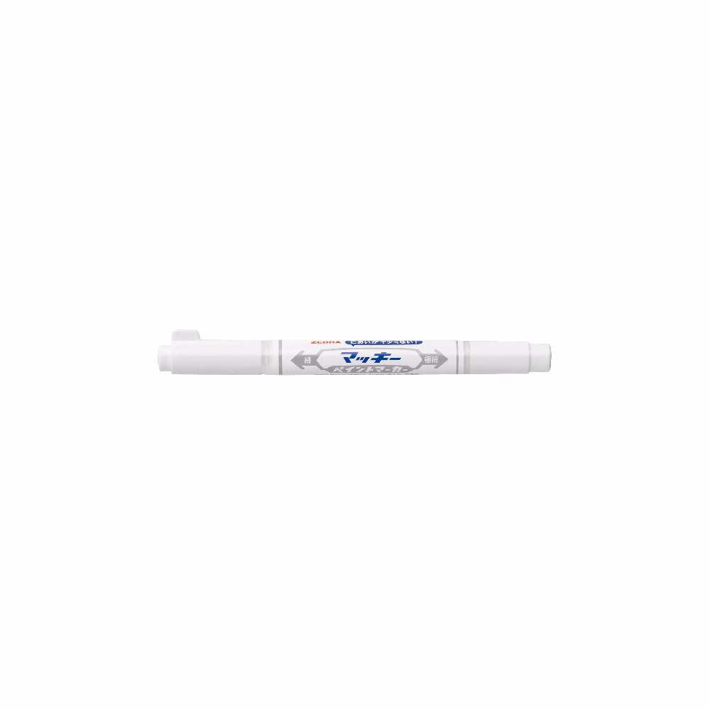 Lakkmarker kétvégű ZEBRA Mckie olajbázisú extra fine 0,7-1,2 mm fehér