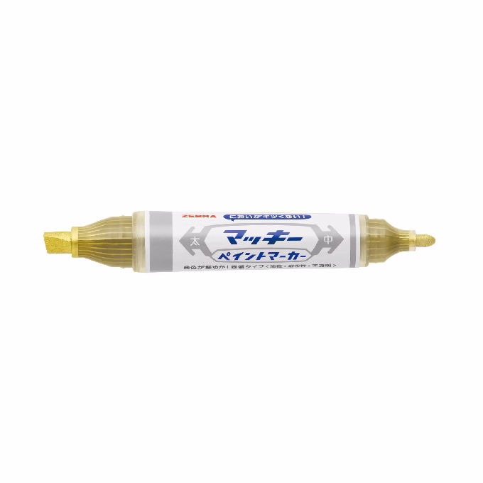 Lakkmarker kétvégű ZEBRA Mckie olajbázisú vastag 2-8 mm arany