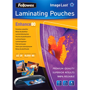 Lamináló fólia FELLOWES A/3 80 mikron fényes 25/csom