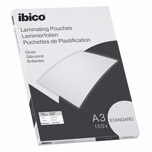 Lamináló fólia IBICO A/3 303x426mm 125 mikron fényes 100/dob