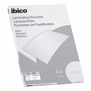 Lamináló fólia IBICO A/4 216x303mm 75-80 mikron fényes 100/dob