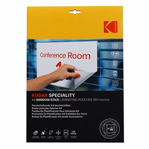 Lamináló fólia KODAK A/4 150 mikron üvegre tapadó 10 lapos