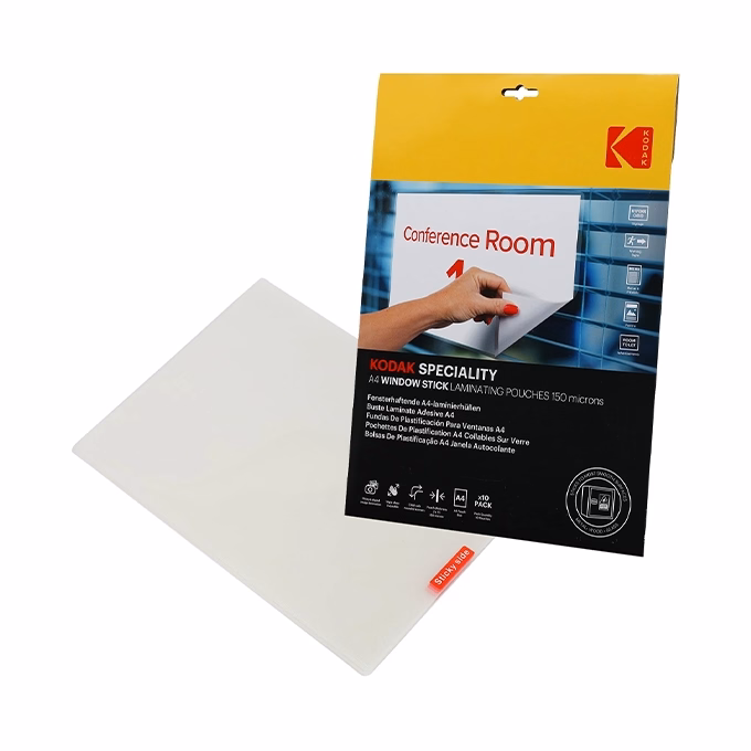 Lamináló fólia KODAK A/4 150 mikron üvegre tapadó 10 lapos