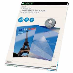 Lamináló fólia LEITZ A/3 100 mikron fényes 100 lapos