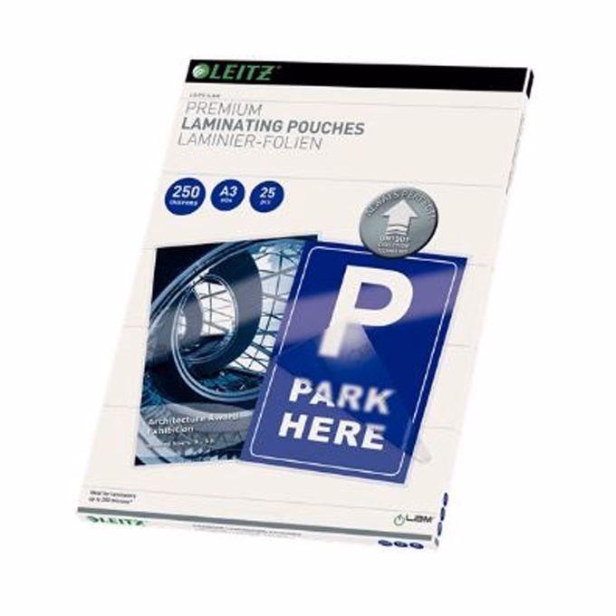 Lamináló fólia LEITZ A/3 250 mikron fényes 25 lapos