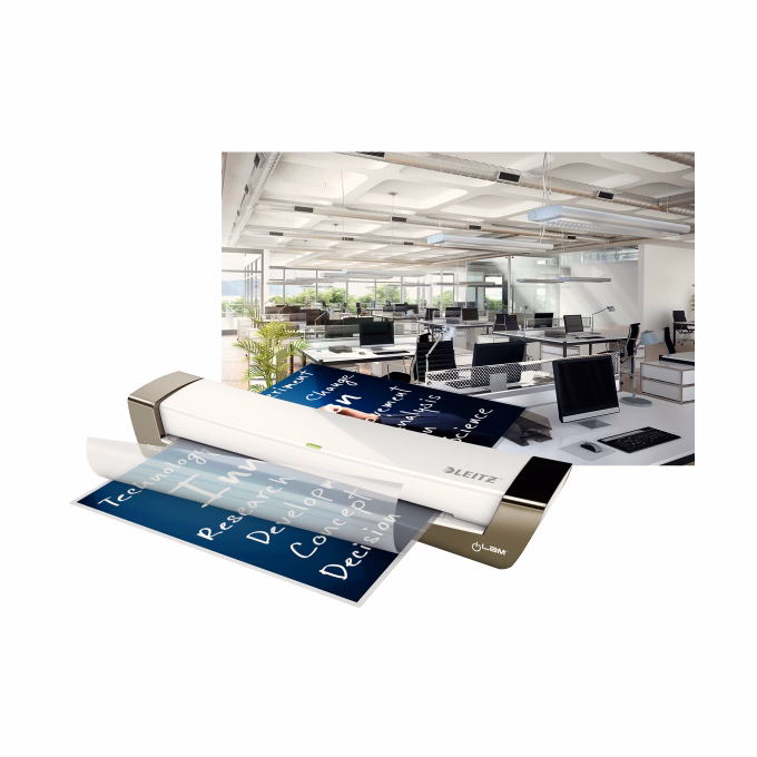 Laminálógép LEITZ iLAM Office A/3 ezüst