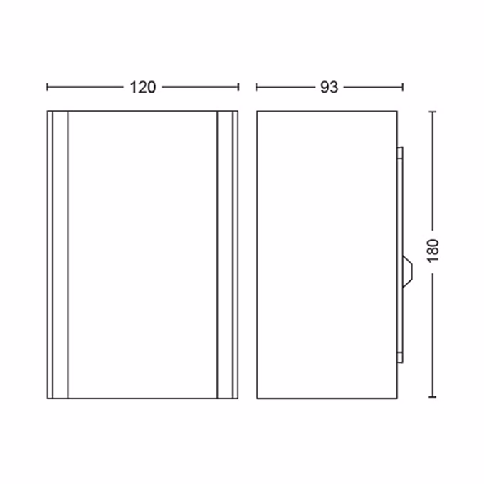 Lámpa kültéri fali PHILIPS Hue Resonate White and Color Ambiance ezüst