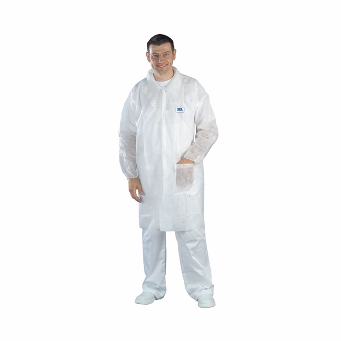 Látogató köpeny COVERGUARD PP fehér XL