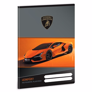Leckefüzet ARS UNA A/5 32 lapos Lamborghini narancssárga