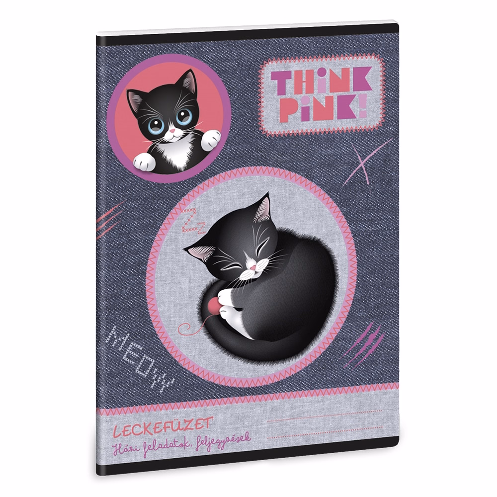 Leckefüzet ARS UNA A/5 32 lapos Think Pink 5519