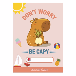 Leckefüzet ICO Süni A/5 Capybara