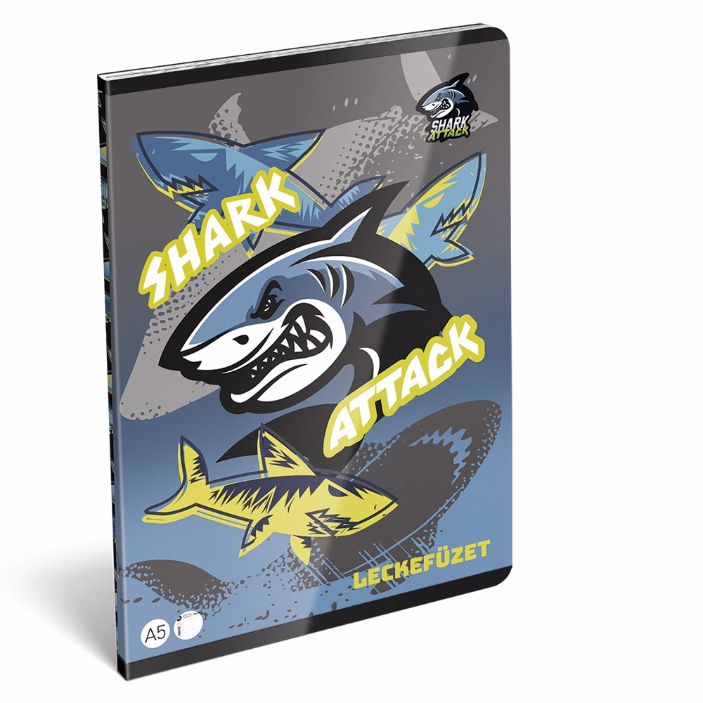 Leckefüzet LIZZYSULI A/5 40 lapos Shark Attack