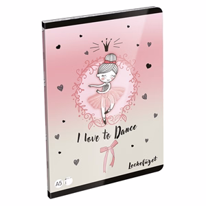 Leckefüzet LIZZYSULI A/5 40 lapos Tiny Dancer Lovely Ballerina