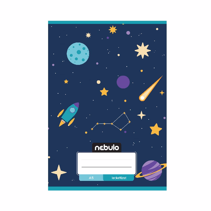 Leckefüzet NEBULO A/5 32 lapos Mix 16 darabos