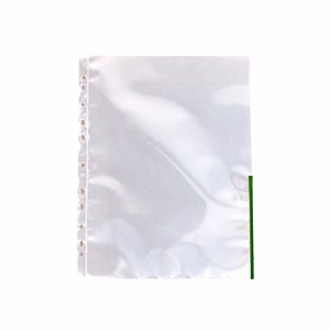 Lefűzhető genotherm ESSELTE A/4 105 mikron zöld szélű narancsos 100 darabos Lefűzhető genotherm ESSELTE A/4 105 mikron zöld szélű narancsos 100 darabos